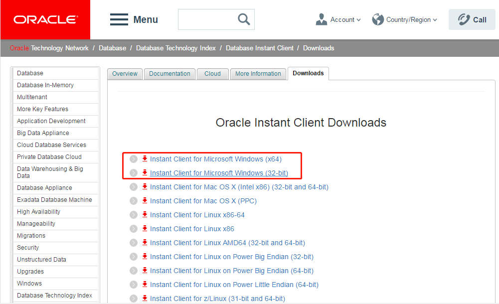 Navicat 连接Oracle时提示oracle library is not loaded的问题解决