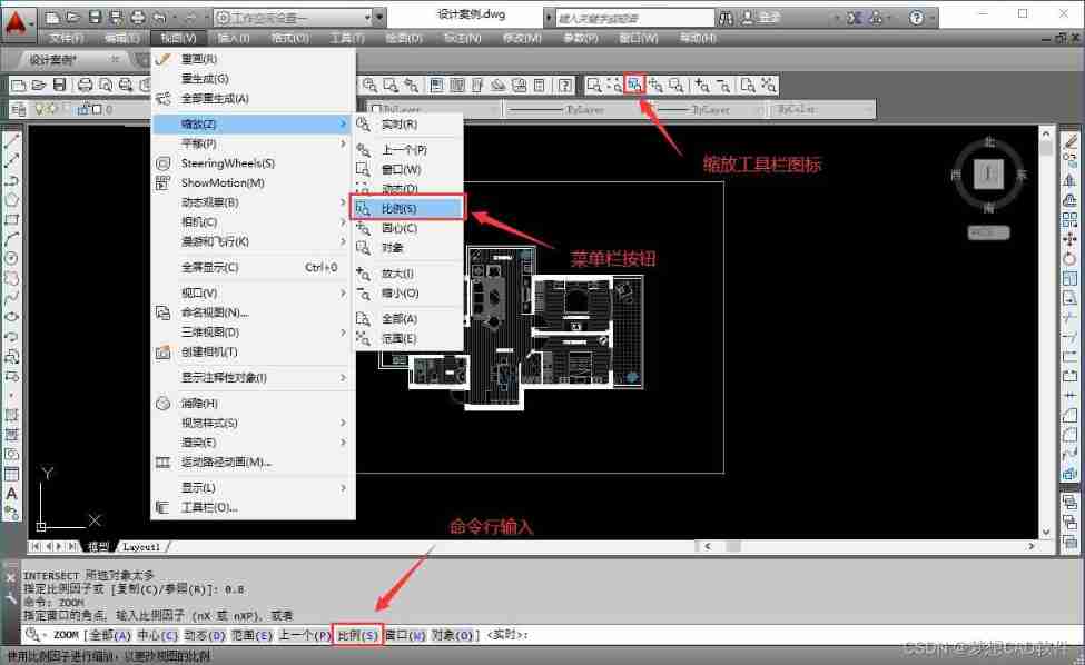 AUTOCAD—— Scaling 