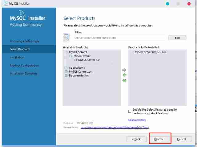 MySQL installation and configuration