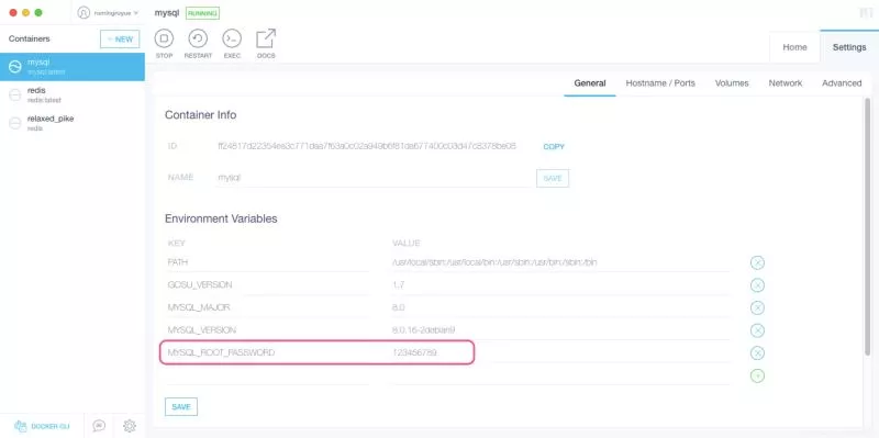 Docker starts MySQL and -emysql_ ROOT_ Password = my secret PW problem solving