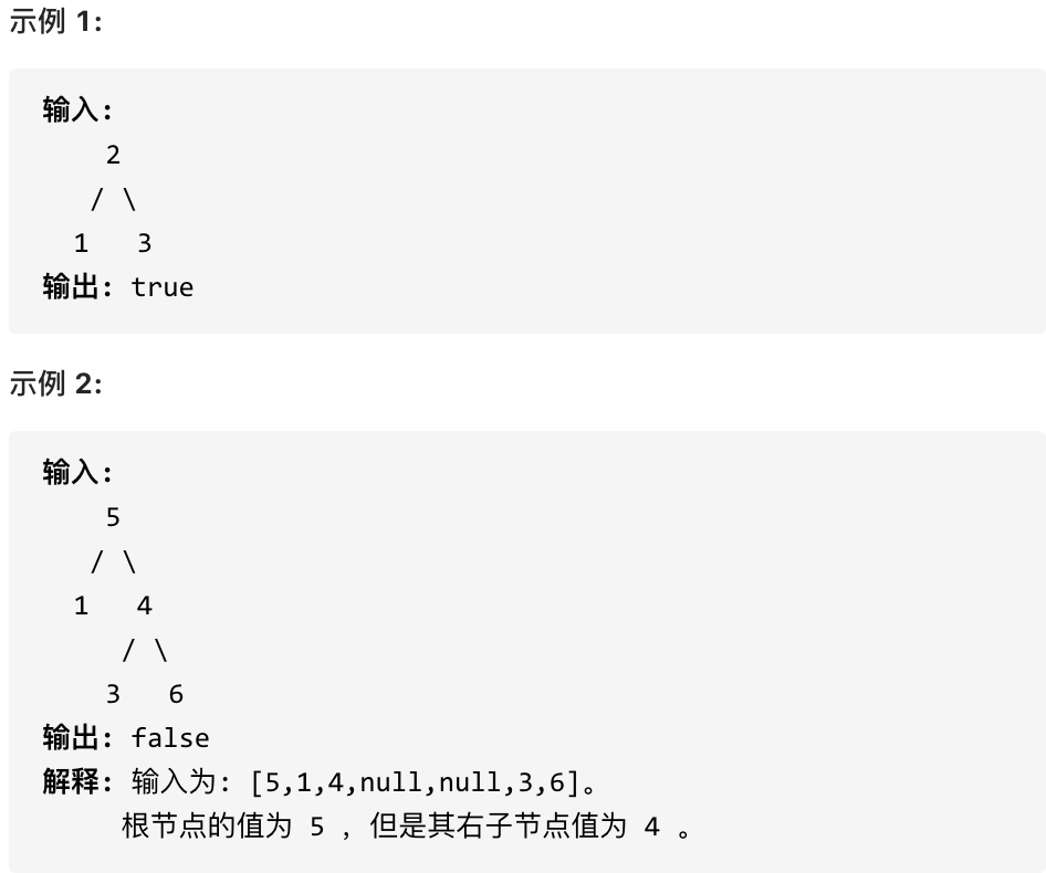 98. Verify binary search tree 