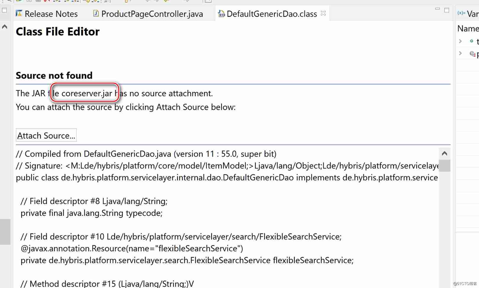 SAP Commerce Cloud Single step debugging of product master data reading _java_06