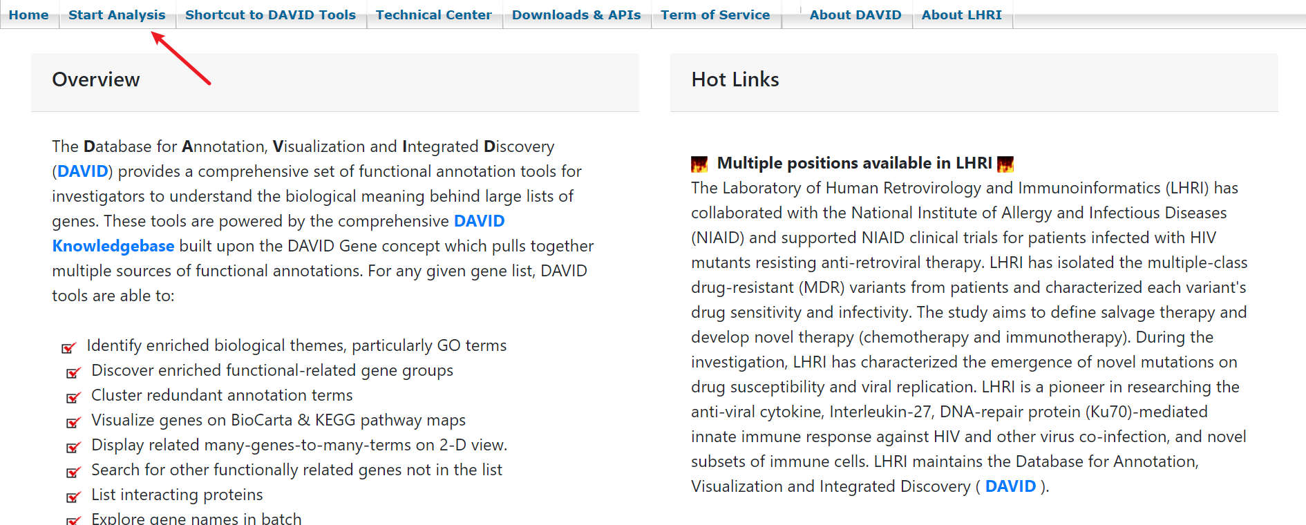 Geo data mining (III) enrichment analysis of go and KEGG using David database